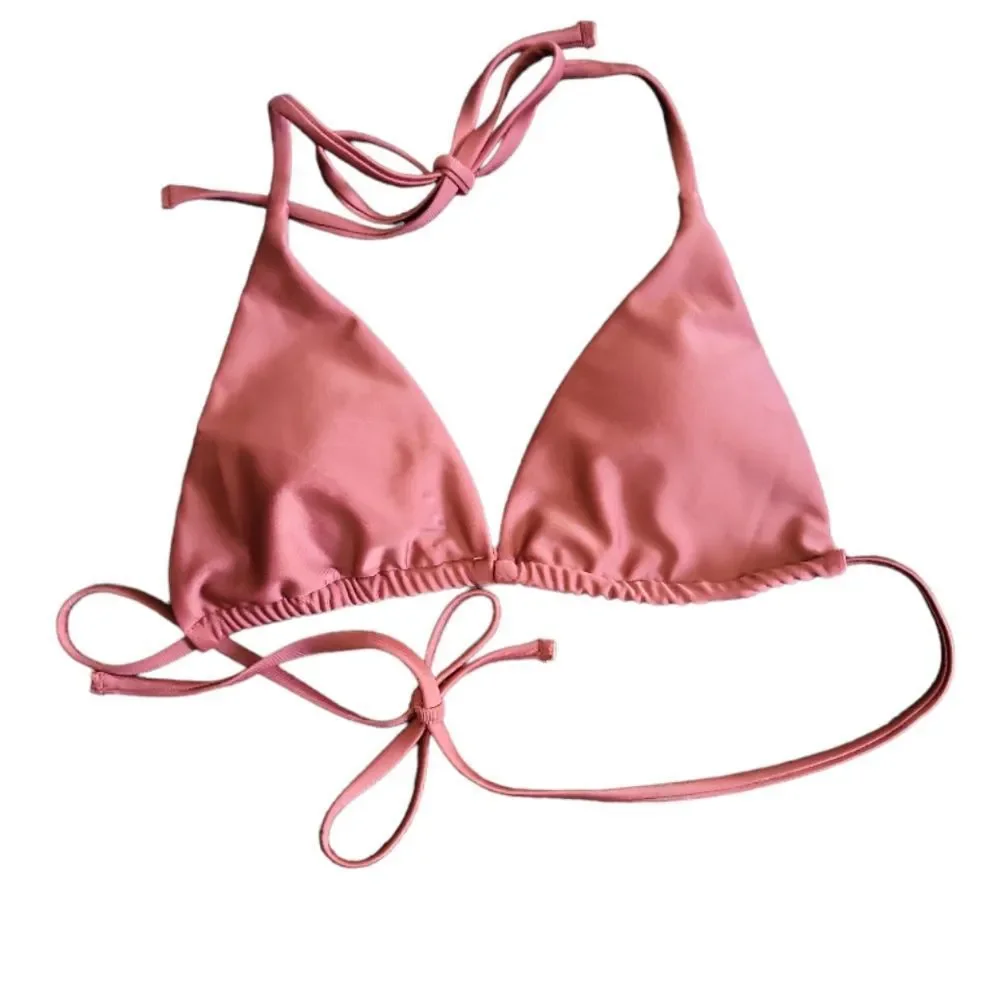 ZAFUL Burgundy 2-Piece NWT Triangle String Bikini Size‎ M